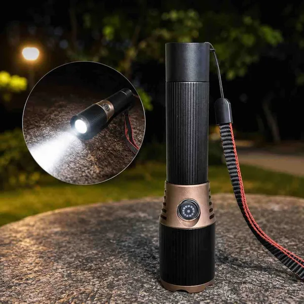 Punjiva LED baterijska lampa sa zumom A99-1