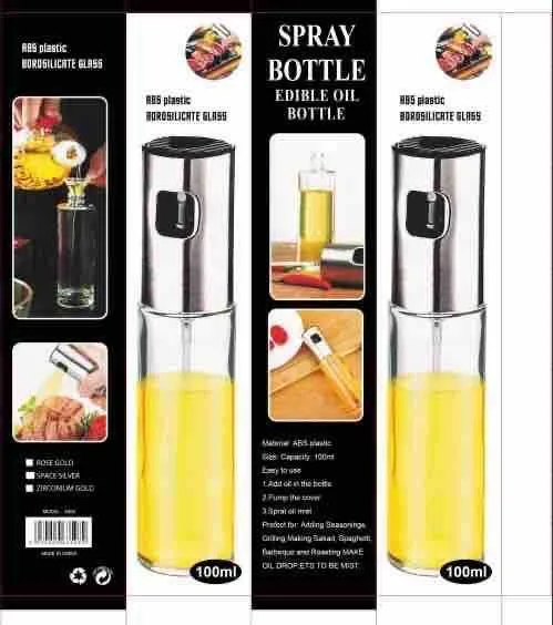 Staklena boca sa sprejom za ulje 100 ml (slika 2)