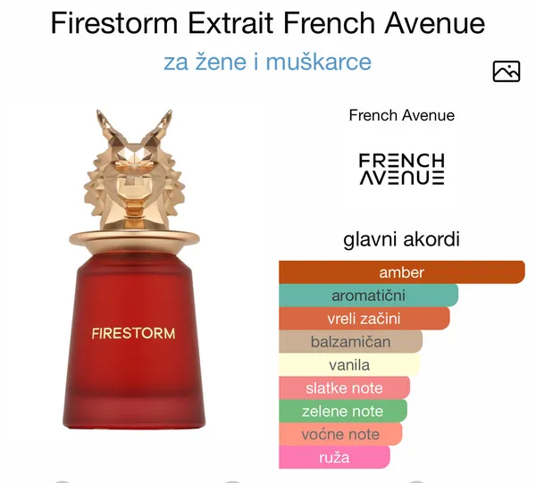 Firestorm Extrait by French Avenue