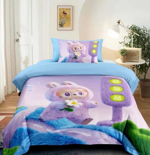 Dječija posteljina — Labubu s cvijetom