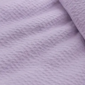 Krep posteljina jednostruka — lavanda — detalj