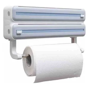 Zidni držač i rezač za foliju i papirne ubruse, 3 u 1 (slika 2)