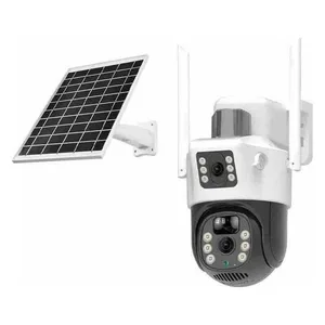 Solarna WiFi kamera s dvije leće V380 Pro (slika 4)