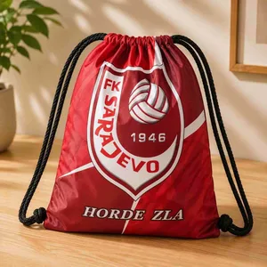Navijačka vreća-ruksak na vezanje — bordo 1946