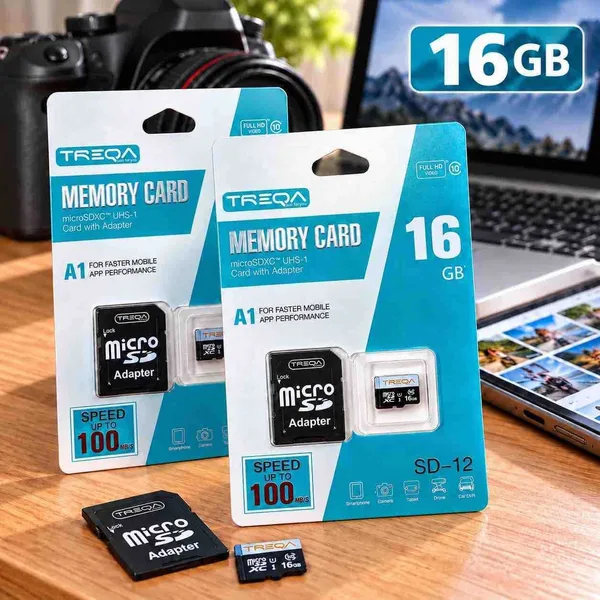 Micro SD memorijska kartica TREQA s adapterom, A1 — 16 GB