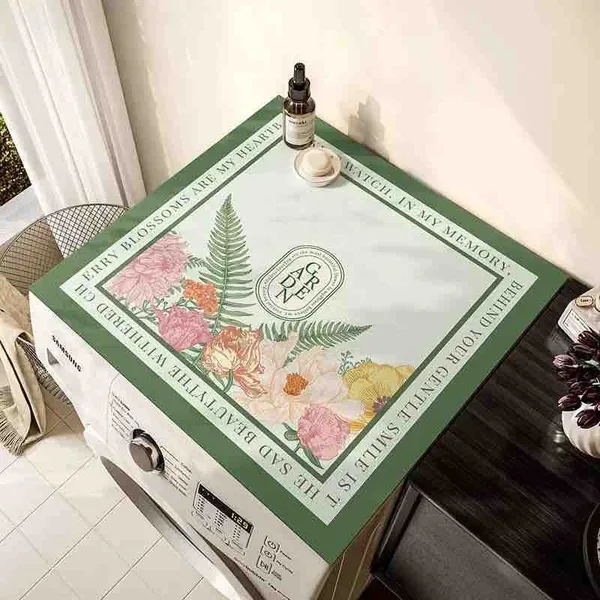 Zaštitna prostirka za veš mašinu 60×60 cm, cvjetni dezeni (slika 3)