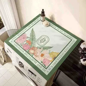 Zaštitna prostirka za veš mašinu 60×60 cm, cvjetni dezeni (slika 3)