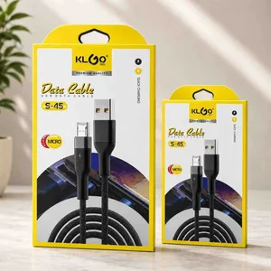 Pleteni micro USB kabl KLGO S-45
