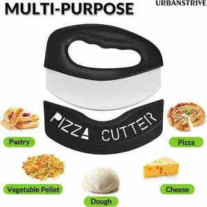 Polukružni nož za pizzu sa zaštitnom navlakom