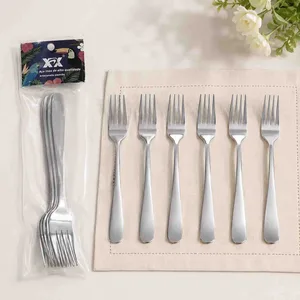 Viljuške za jelo s glatkom drškom 21 cm, set od 6