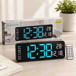 Digitalni LED sat s daljinskim, 32 × 11 cm, DS-6629