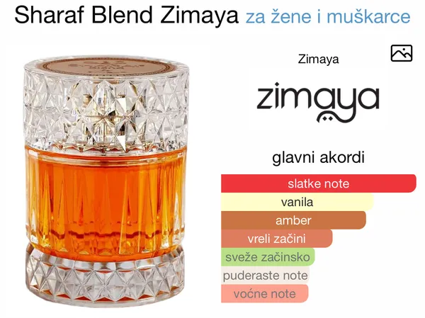 Sharaf Blend Extrait de Parfum by Zimaya