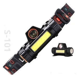 Punjiva čeona lampa s LED i COB svjetlom i magnetom S-101 (slika 3)