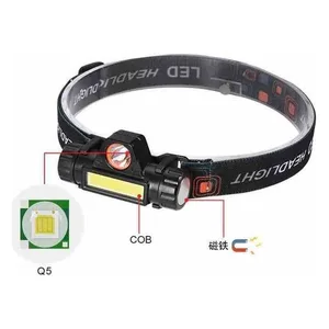 Punjiva čeona lampa s LED i COB svjetlom i magnetom S-101 (slika 4)