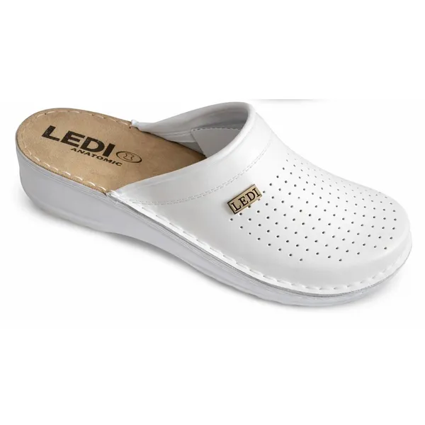 LEDI ANATOMIC — bijele perforirane klompe