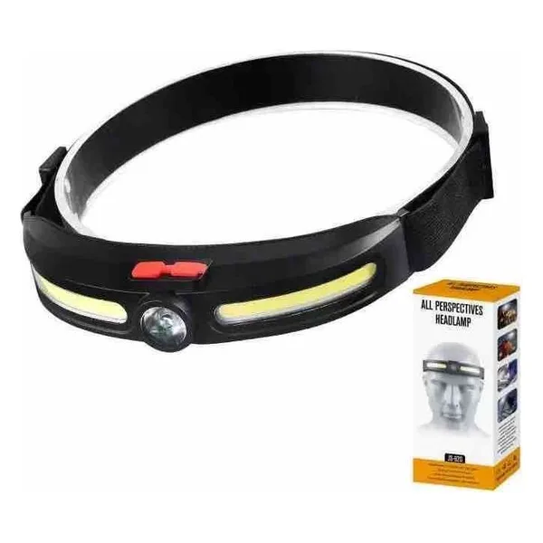 Punjiva čeona lampa s LED i 2 COB svjetla JS-920 (slika 3)