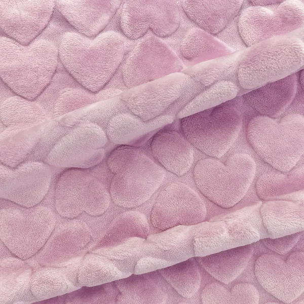 Plišana deka 150x200 — lila — detalj