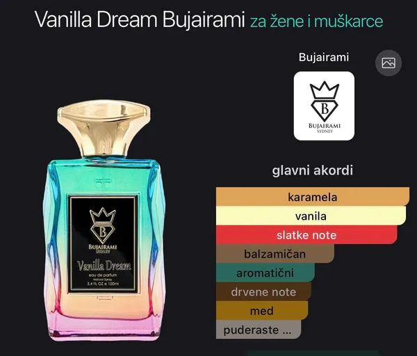 Vanilla Dream Bujairami