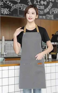 Pamučna kecelja za kuhinju, kafić i restoran (slika 4)