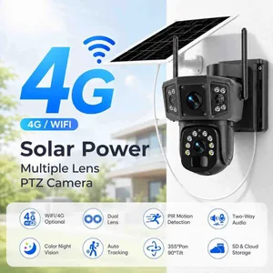 Solarna 4G kamera s dvije leće V380