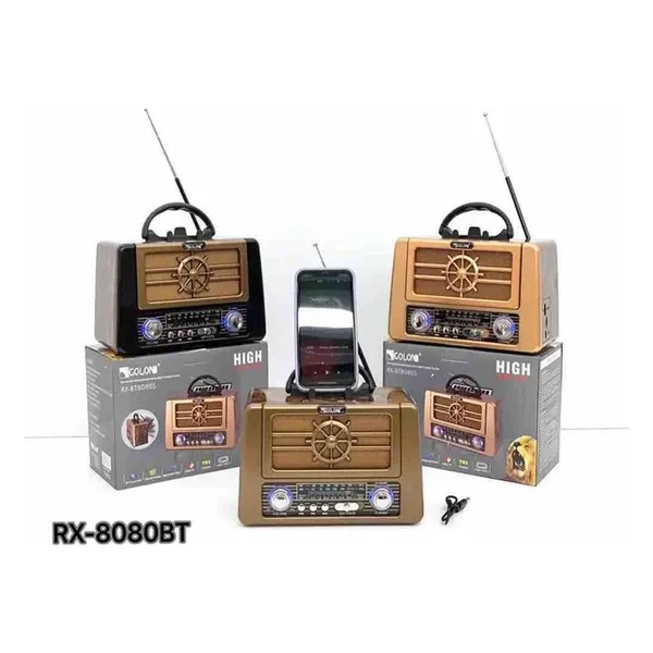 Retro radio s motivom kormila i Bluetoothom, RX-BT8080S (slika 2)