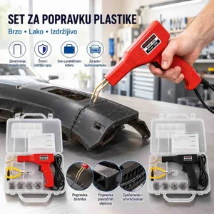 Set za popravku plastike s pištoljem za spajalice H-50