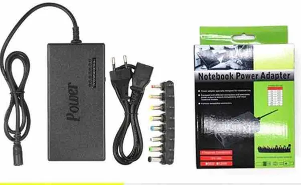 Univerzalni punjač za laptop 96 W, 12–24 V, s 8 nastavaka (slika 6)