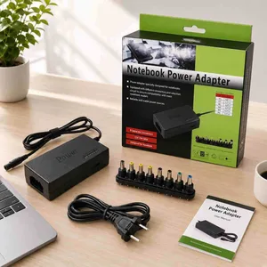 Univerzalni punjač za laptop 96 W, 12–24 V, s 8 nastavaka
