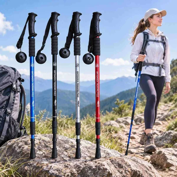 Teleskopski štap za planinarenje, 64–135 cm (slika 5)