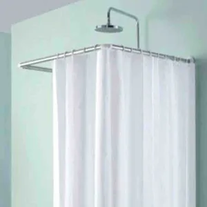 Ugaona L šipka za tuš zavjesu 80 × 94–180 cm (slika 4)