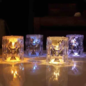 Mala kristalna noćna lampa na baterije (slika 2)