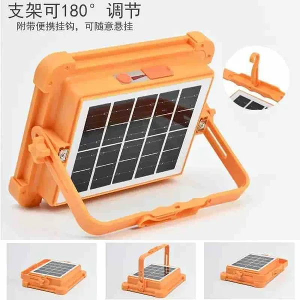 Prijenosni solarni LED reflektor s postoljem, 17,7 × 15,7 cm (slika 3)