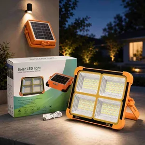 Prijenosni solarni LED reflektor s postoljem, 17,7 × 15,7 cm