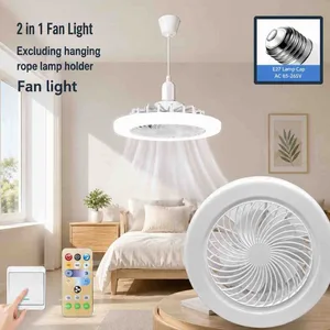 LED svjetiljka s ventilatorom za E27 grlo, s daljinskim