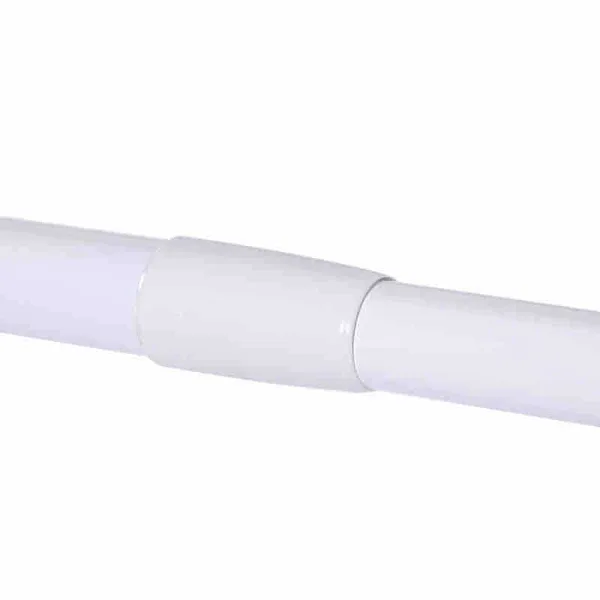 Teleskopska šipka za tuš zavjesu bez bušenja — 70–120 cm, Bijela (slika 2)