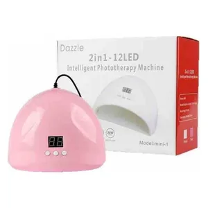 UV LED lampa za nokte s 12 dioda i displejem (slika 2)