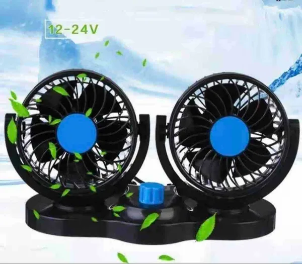 Dupli ventilator za auto na upaljač 12 V (slika 3)