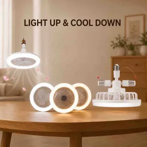 Okretna LED svjetiljka s ventilatorom i mirisom za E27 grlo
