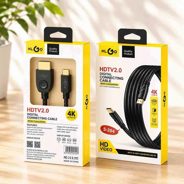 HDMI 2.0 kabl s manjim HDMI priključkom KLGO S-204, 4K