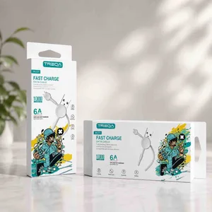 Micro USB kabl s kolutom za namotavanje TREQA CA-8651, 1 m